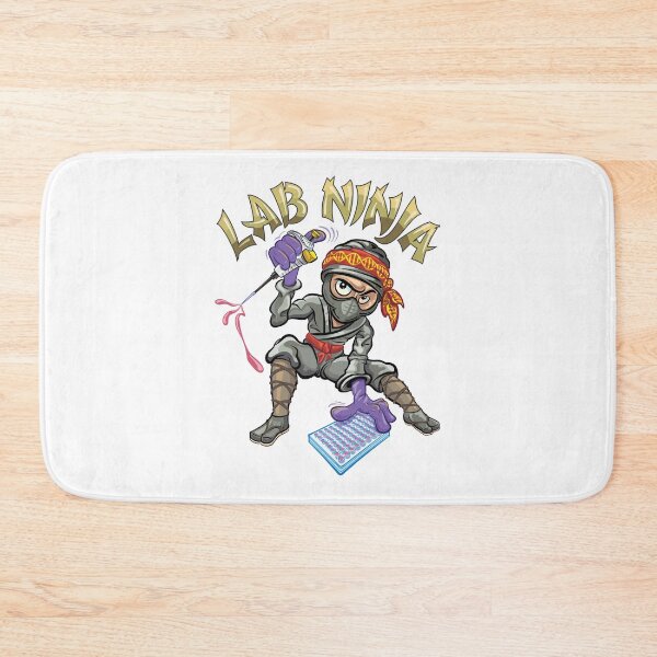 Item preview, PCR Lab Ninja Funny Design for DNA Biotechnology Lab Scientists designed and sold by Zit-Zat-Zot.
