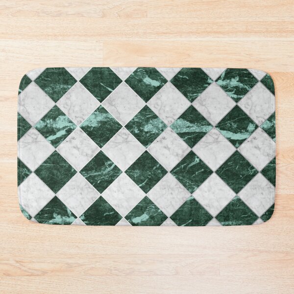 Item preview, Cubic - Green & White Marble #741 designed and sold by Natural Collective.