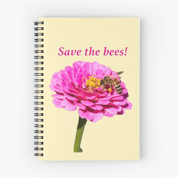 Item preview, Bee on flower designed and sold by Katja LebenFreude.