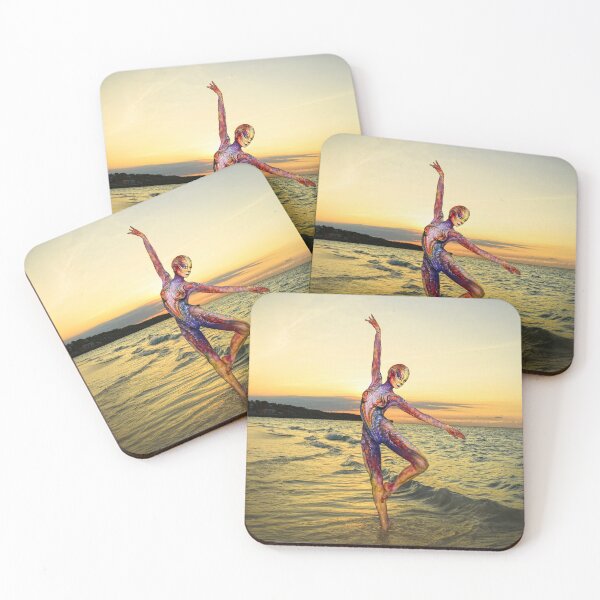 Item preview, Dancing sea cat in the evening light designed and sold by Julie Boehm.