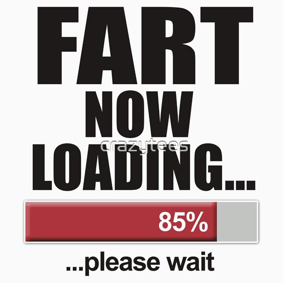 Fart Now Loading Please Wait A T Shirt Of Funny Computer Warning Error Fart Message Loading Wait And Please Wait Goodness