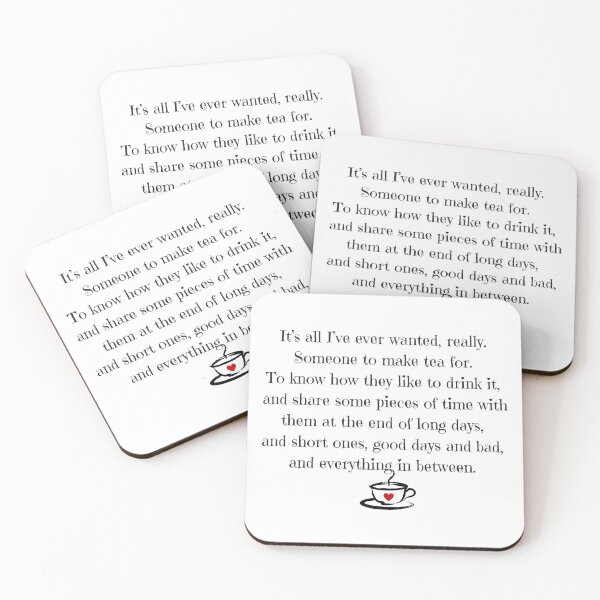 Tea Coasters (Set of 4)