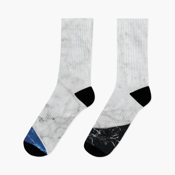 Item preview, Geometric White Marble - Blue Granite & Black Granite #514 designed and sold by Natural Collective.
