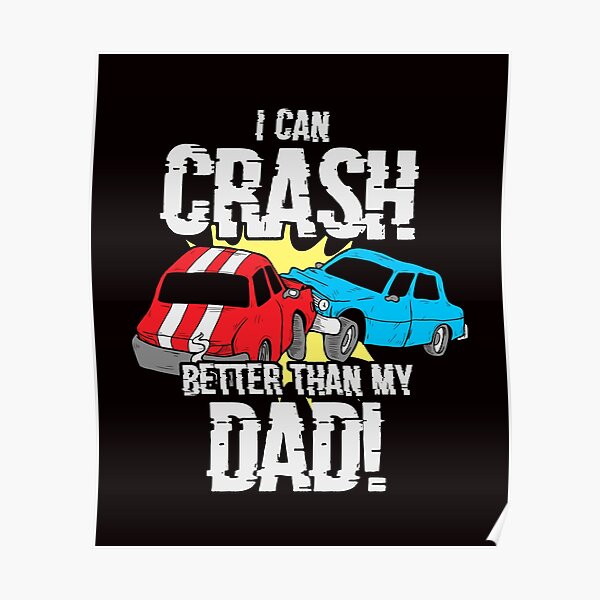 DEMOLITION DERBY ART PRINT Demo Race Track Arena Car NASCAR Crash Gift Driver V8