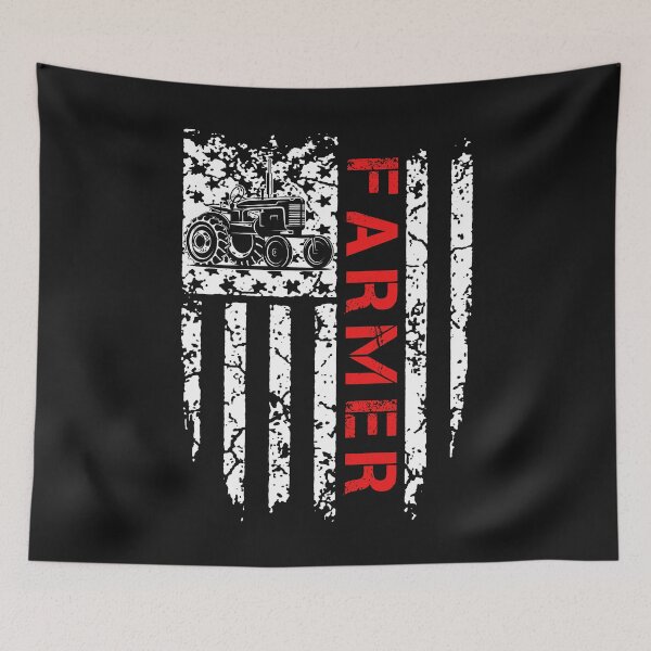 Item preview, Patriotic Tractor American Flag designed and sold by Best Designer.