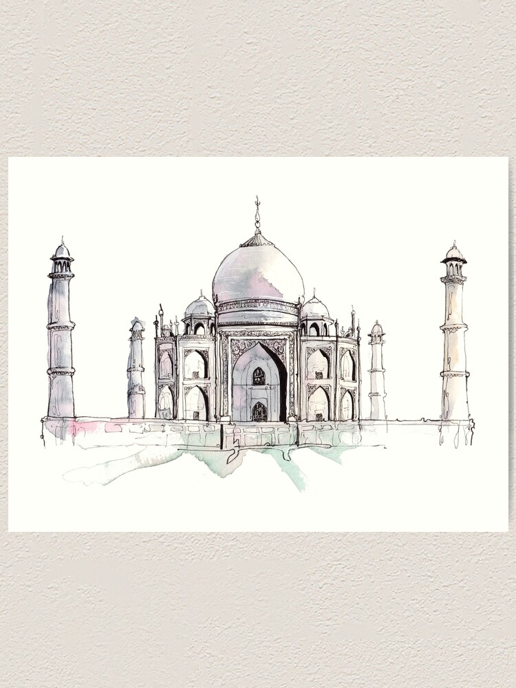 Taj Mahal by Gabriel Fox | Buy Posters, Frames, Canvas & Digital Art Prints  | Small, Compact, Medium and Large Variants