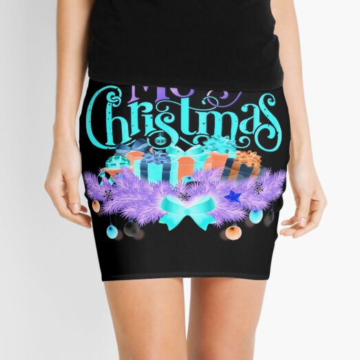 Merry Christmas Mini Skirt