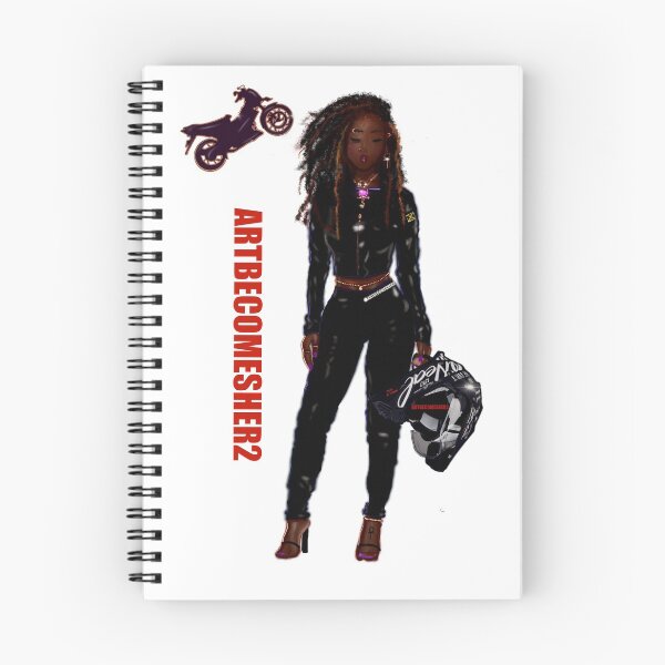 Item preview, Lady Rider - JA Edition White/ Kiss Cut Background designed and sold by ArtBecomesHer2.