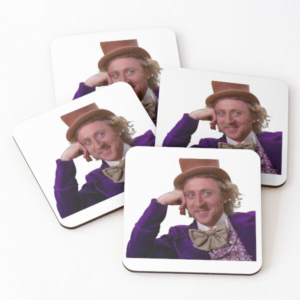 Willy Wonka And The Chocolate Factory Coasters (Set of 4)