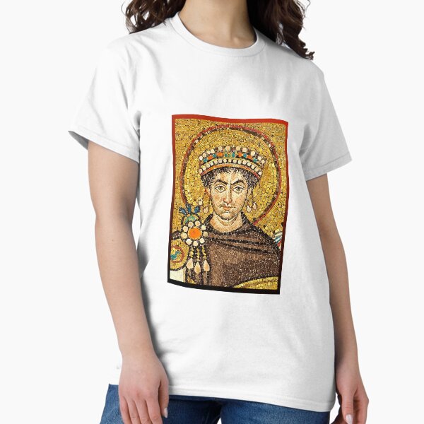 Item preview, Mosaic portrait of emperor Justinian designed and sold by frederic Lecut.