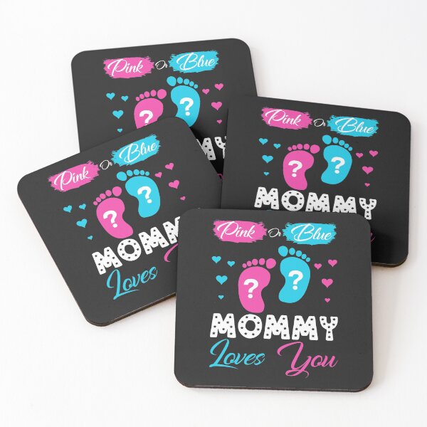 Item preview, Pink or Blue Mommy Loves You-Gender Reveal designed and sold by Best Designer.