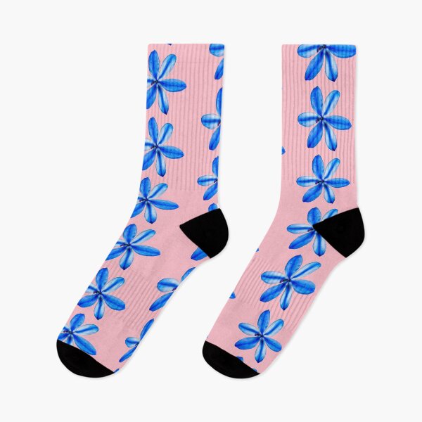 Item preview, Little Blue Flower on Pink designed and sold by articlave.