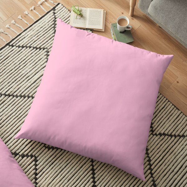 SOLID | PLAIN | PINK COTTON CANDY | OVER 100 SHADES OF PINK ON OZCUSHIONS Floor Pillow