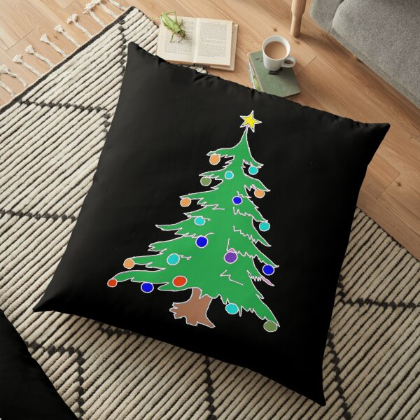 Christmas Tree Floor Pillow
