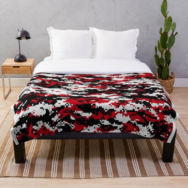 Aperçu de l'œuvre Camo du désert rouge et noir créée et vendue par Jtorcher.