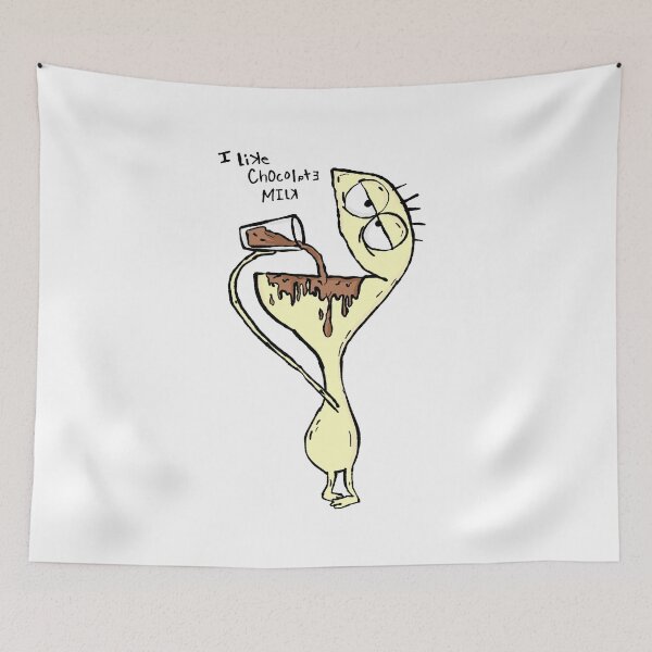 Item preview, Cheese with Chocolate Milk "I LiKe ChOcOlAtE mILk" | Foster's Home for Imaginary Friends designed and sold by RoserinArt.