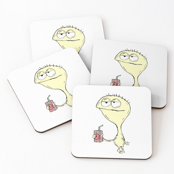 Item preview, Cheese with Apple Juice Ink Drawing | Foster's Home for Imaginary Friends designed and sold by RoserinArt.