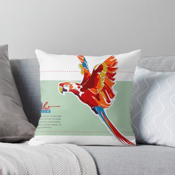 Item preview, Colorful Bird | Scarlet Macaw designed and sold by Indrarisky.