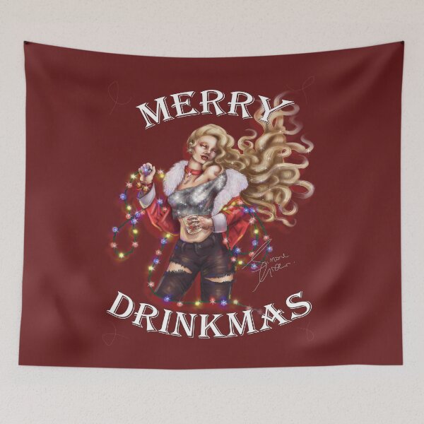 Item preview, MERRY DRINKMAS designed and sold by Simone Green.