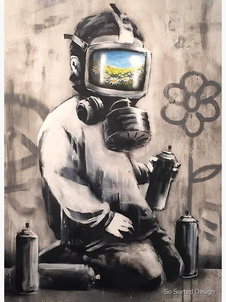 Banksy WOMEN SERVANT Paint Wall Art Print On FRamed Canvas Home Decoration