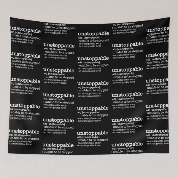Item preview, Unstoppable definition designed and sold by Bundjum.