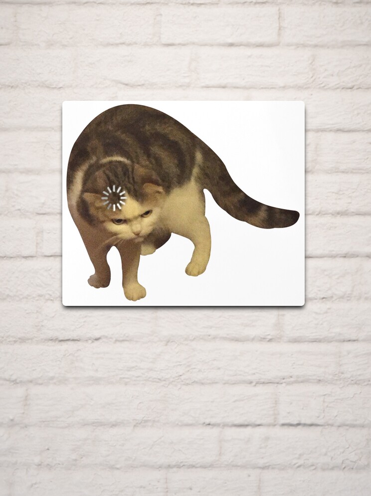 Cat loading icon meme Canvas Print for Sale by Goath