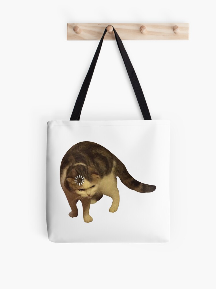 Cat loading icon meme | Drawstring Bag