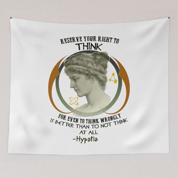 Item preview, Reserve Your Right to Think - Hypatia of Alexandria designed and sold by Shounenbat.