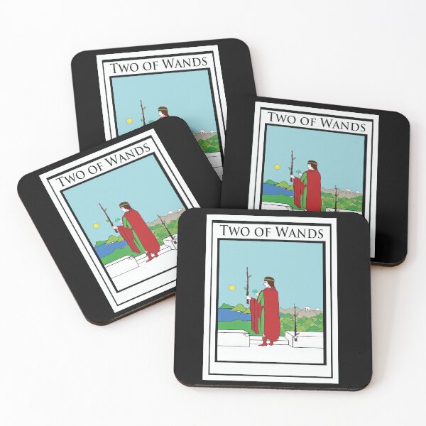 Item preview, Bridgeman Tarot: Two of Wands designed and sold by Paul Bridgeman.