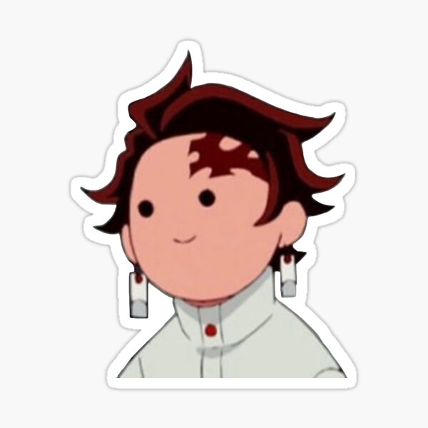 Derpy Tanjiro Sticker