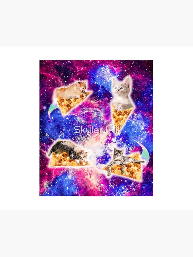 Galaxy Space Pizza Cat by SkylerJHill