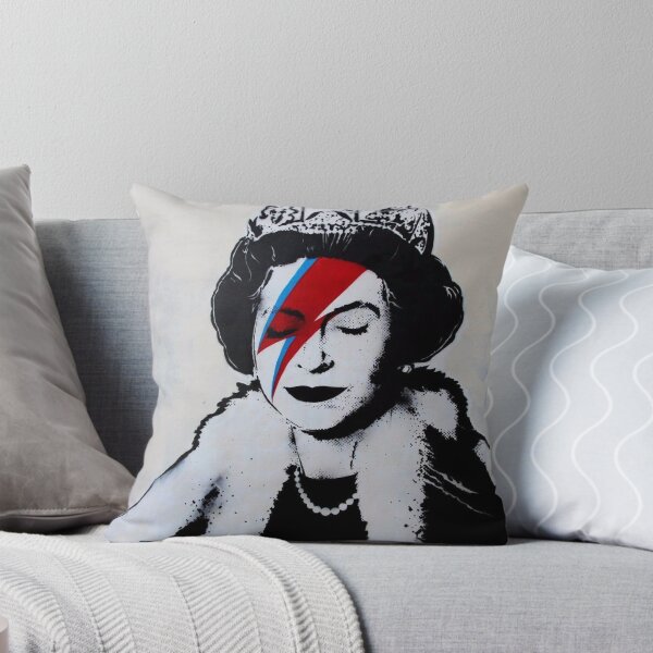 Item preview, Banksy Ziggy Stardust Queen of England Street Art designed and sold by So Sorted Design.