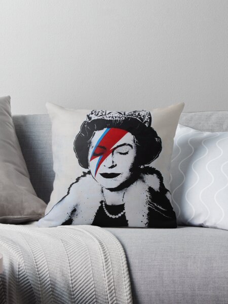 Item preview, Banksy Ziggy Stardust Queen of England Street Art designed and sold by So Sorted Design.