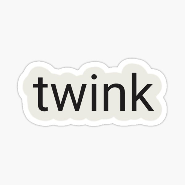 Twink Sticker