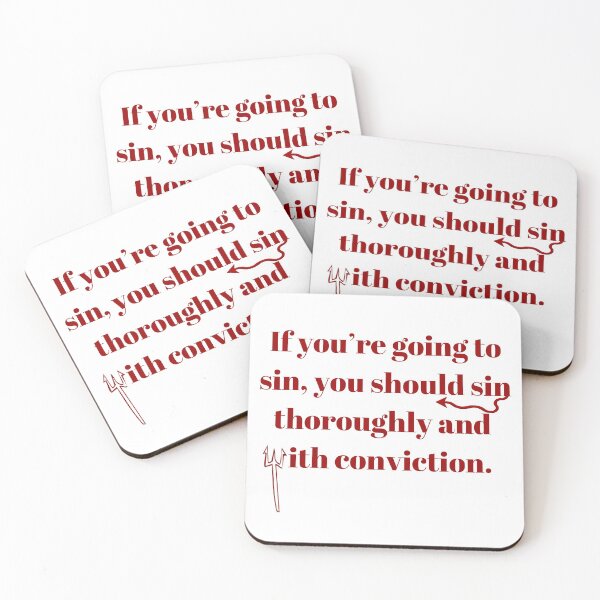 Item preview, Sin Thoroughly and with Conviction designed and sold by Alexis Hall.