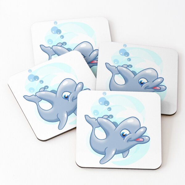 Item preview, Cartoon Dolphin designed and sold by MikePaulArt.