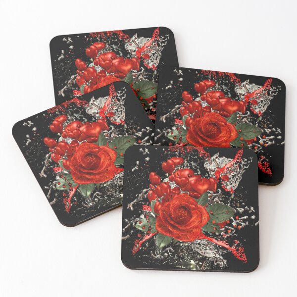 Item preview, Just Keep Bleeding, hearts and roses designed and sold by LoneAngel.