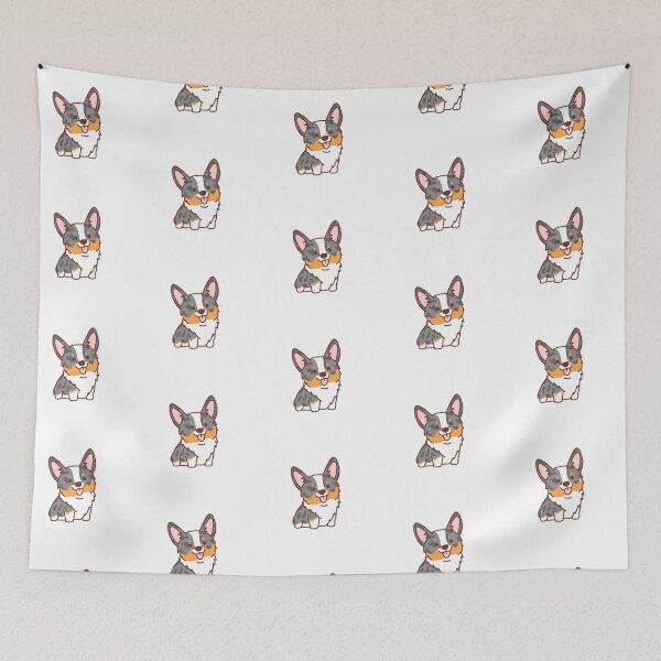 Item preview, Cute Blue Merle Corgi designed and sold by MillerDesigns.