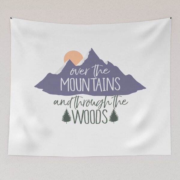 Item preview, Over The Mountains and Through The Woods designed and sold by OwlBeDesigning.