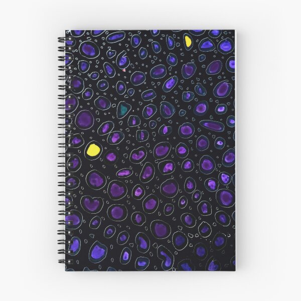 Item preview, Abstract Mixed-Media Painting in Purple and Black designed and sold by CrazyCraftLady.