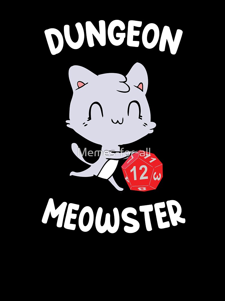 Dungeon Meowster Funny-Dnd Gamer-Cat-D20 Gift T-Shirt Dungeon Meowster Funny-Dnd Gamer-Cat-D20 Gift T-Shirt