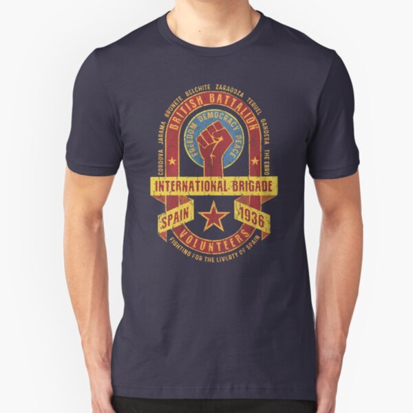International Brigade - British Battalion Slim Fit T-Shirt