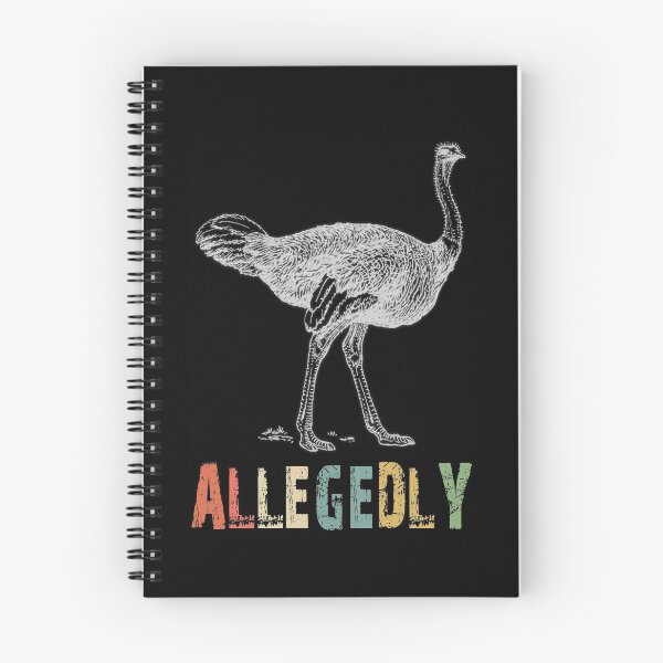 Item preview, Allegedly Ostrich Retro Flightless Bird Lover designed and sold by Memes-for-all.