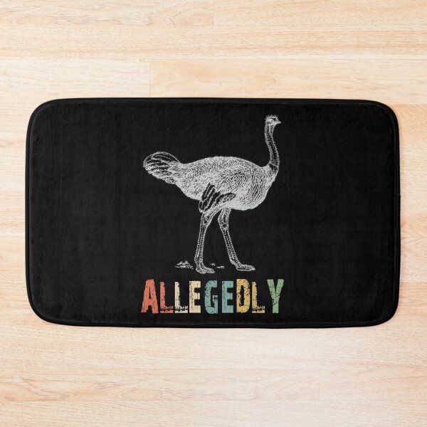 Item preview, Allegedly Ostrich Retro Flightless Bird Lover designed and sold by Memes-for-all.