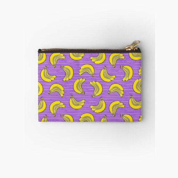 Item preview, bunch of bananas - purple stripes - fruit designed and sold by littlearrow.
