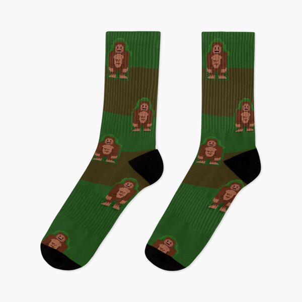 Item preview, Cute Bigfoot Cryptid Pixel Art designed and sold by MothmanDeeds.