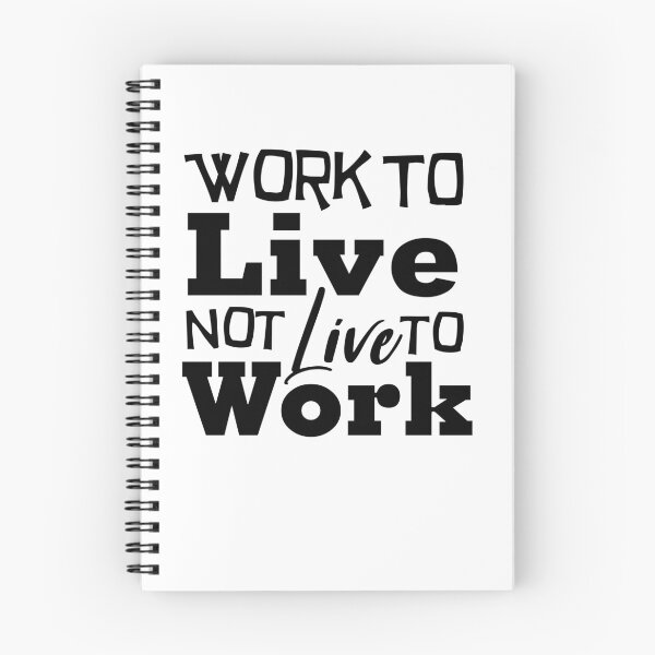 Item preview, Work to Live, Not Live to Work Office Shirt  designed and sold by StarenguCrew.