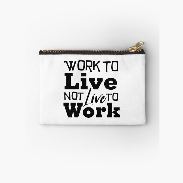 Item preview, Work to Live, Not Live to Work Office Shirt  designed and sold by StarenguCrew.