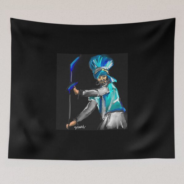 Item preview, Bhangra Dancer 1 designed and sold by Sukhpal Grewal Ethnic Art.