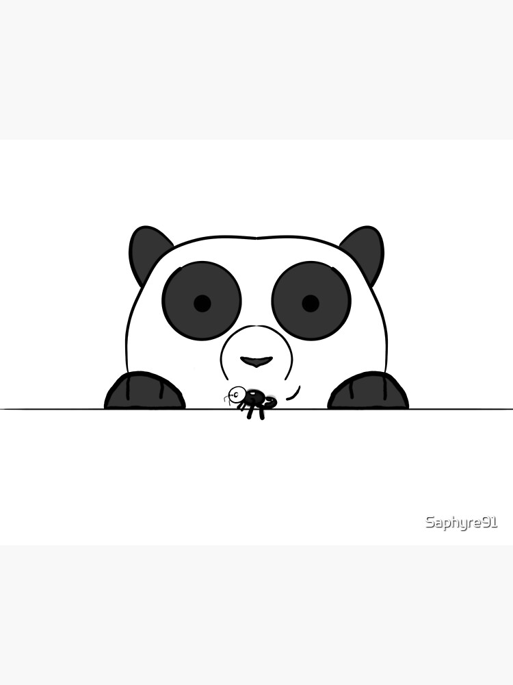 Panda bear meets panda ant!
